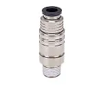 61-7648-40　Mold Temperature Control Fitting Straight R1/8　AKC08-601