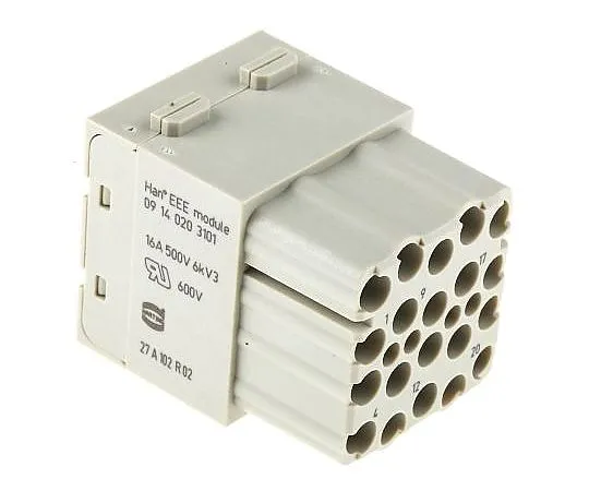 63-4588-23　Modular Female Han-Modular Series 20 Pole　09140203101