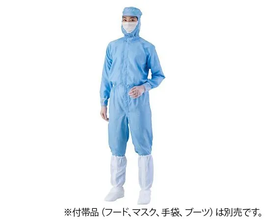 4-2326-01　Anti-Contamination Coverall AS 1401 (Unisex) Blue S