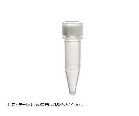 65-3852-04　MICREWTUBE 1.5 ml Conical Type Natural Lip Seal Cap 1000 Pieces　T338-5