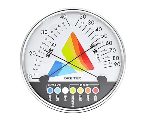 61-3523-39　Heat Stroke, Influenza Warning Thermo-Hygrometer　O-311WT