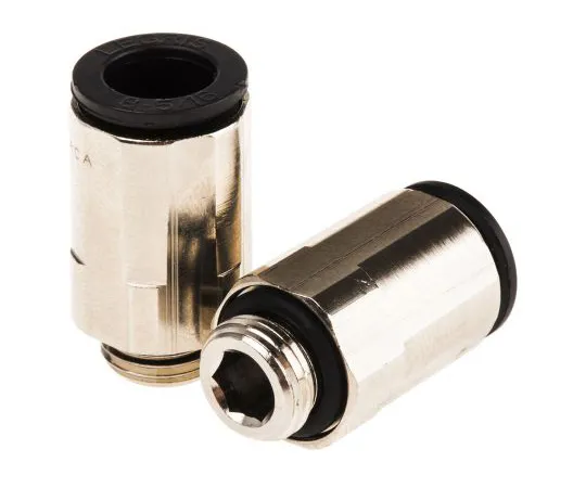 63-4749-95　［Discontinued］Legris Pneumatic Straight Threaded-to-Tube Adapter, G 1/8 Male, Push In 8 mm　3101 08 10