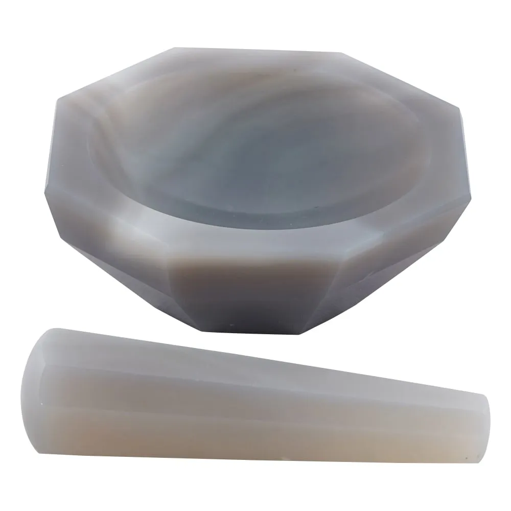 4-3727-01　Agate mortar (deep) 63.5 mm In Diameter　POMP304