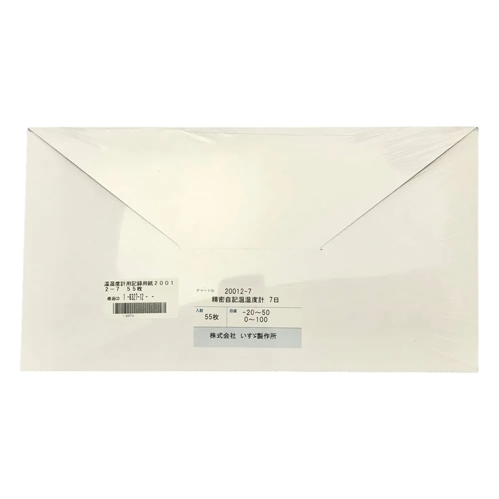 1-8327-12　Recording Paper for Precision Automatic Thermo-Hygro Recorder　20012-7