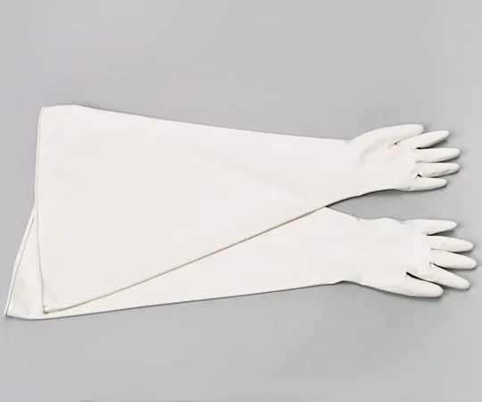 62-9846-69　Gloves for Glove box CSM 10 inches 0.4 mm (Flat Hand)　F400-1
