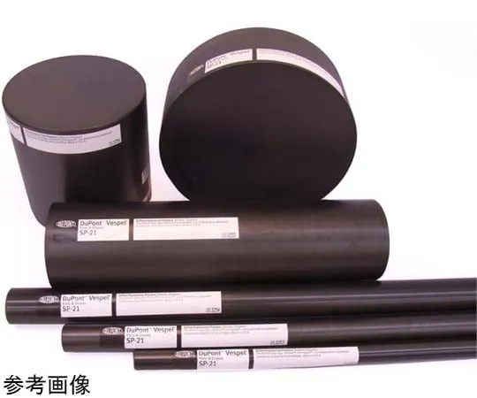 67-5496-83　［Discontinued］Polyimide Round Bar (Vespel ®SP-21) φ50.8 x 965 mm　VESPELSP-21D00508-0965
