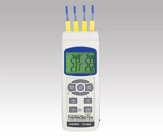 1-2876-01-56　4-channel Thermometer with English Calibration Certificate　CT-05SD