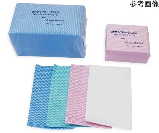 68-1972-88　Counter Cloth (Regular) Thin/Box Green 100 Pieces x 6 Boxes　2UG6BOX