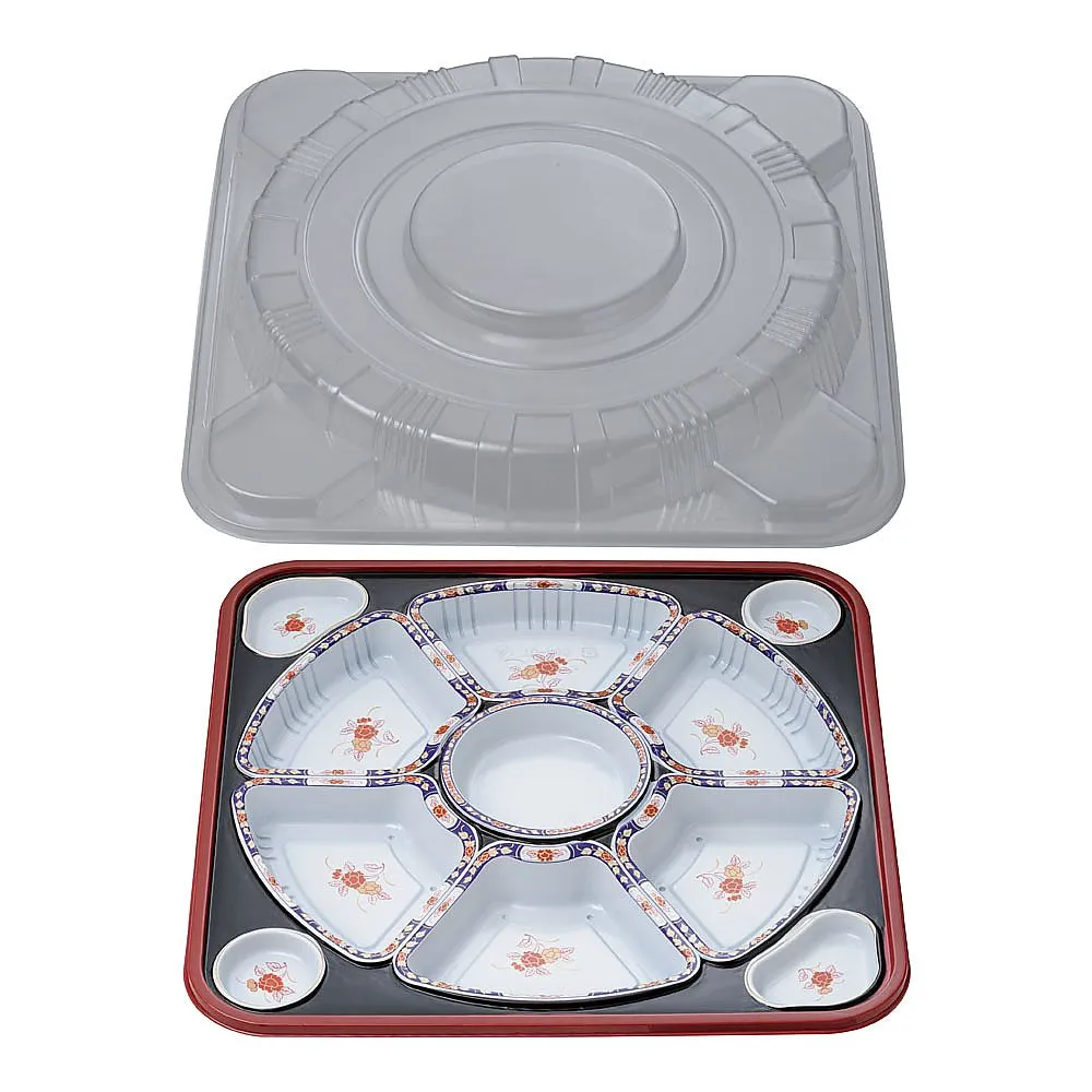 62-6652-57　Hors d'oeuvre Container Arita Navy Set (10 Sets)　TO-460