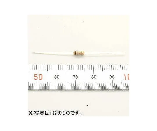 63-3107-82　1/4 W carbon resistance 1 ohm (100 pieces) brown black gold　RC041E00JT*100