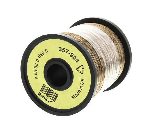 63-4605-85　RS PRO Single Core 0.26mm diameter Copper Wire, 1300m Long　357-924
