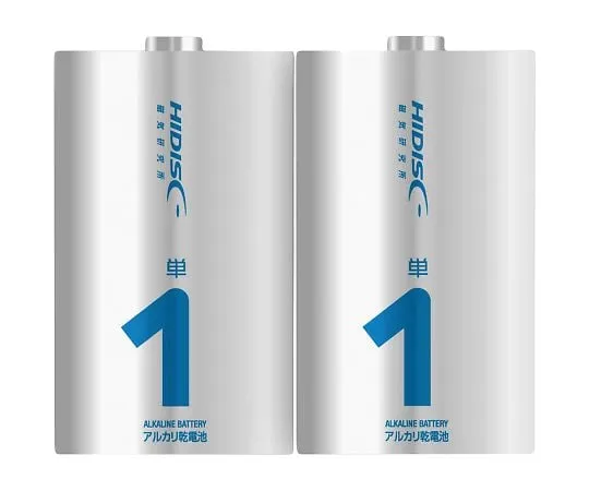 4-1461-01　Alkali battery D size Type 2 Pieces　HDLR20/1.5V2P