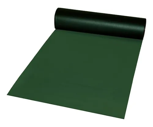 61-3377-32　Vinyl Long Mat Flat Plate Green　411-0350