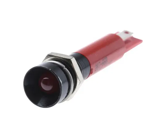 63-4586-13　RS PRO Red Flashing LED Indicator, 24 V dc, 8mm Mounting Hole Size, Solder Tab Termination　207-668