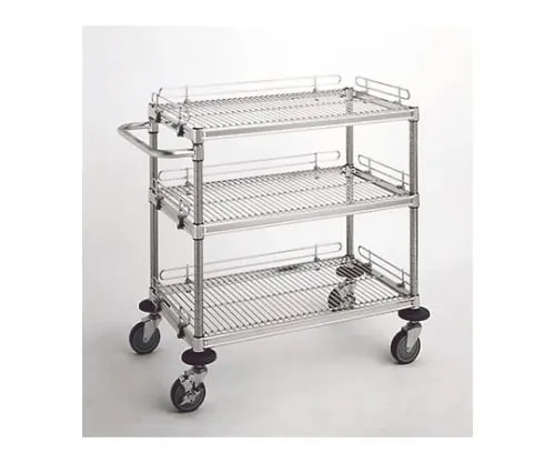 61-3798-32　W15 Type Service Wagon (Stainless Steel (SUS304)) D460 x W610 x H815mm　W15C-A4606