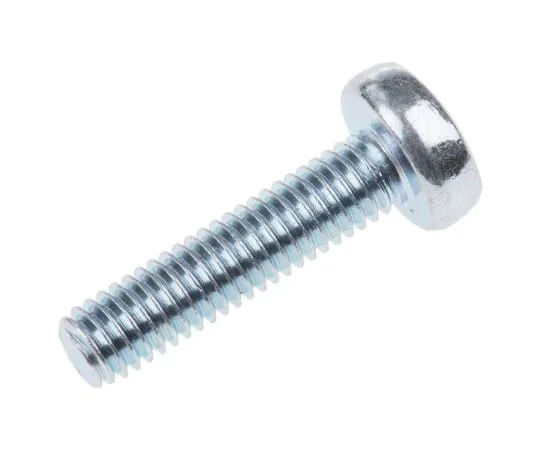 63-4645-09　RS PRO, M6 Pan Head, 25mm Steel Pozidriv Bright Zinc Plated　553-706