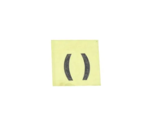 61-7398-38　Character Seal Black () Brackets 15mm　CL15B-13