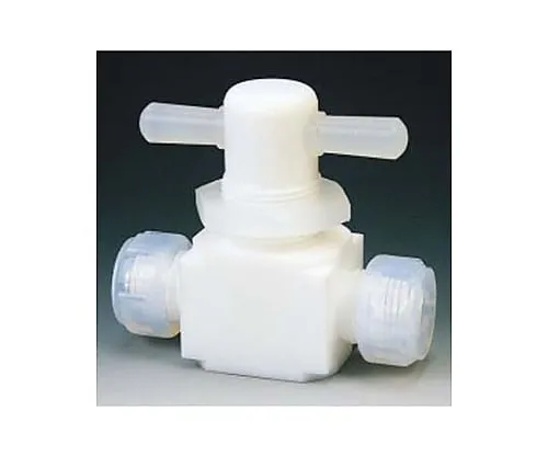 61-3527-49　Fluorocarbon Resin Valve Injection Type with Two-Way Panel 6φ　NR0009-01
