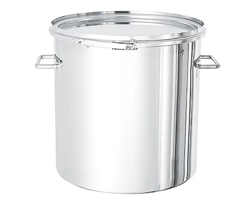 61-0748-37　Sanitary Stainless Steel Airtight Tank Hand Type SMA-CTL-565 with B Type Silicone Packing 150L　SMA-CTL-565