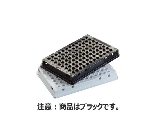 65-3849-70　PCR Plate 96 Well Full Skirt 0.2 ml Black 100 Sheets　T324-96SKK