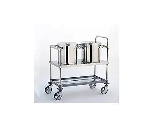 61-3805-55　Tank Wagon (Upper Stage Stainless Steel (SUS430)) D460 x W910 x H995mm　TW1A-P4609