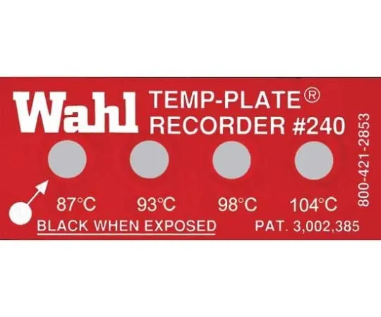 62-4861-28　Standard 4 Points Temperature Indicator :Temp-plate  240　240-087