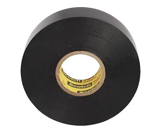 63-4579-70　PVC Insulated Tape Black Width 19 mm Length 6 m SCOTCH SUPER 33 +　80610833800