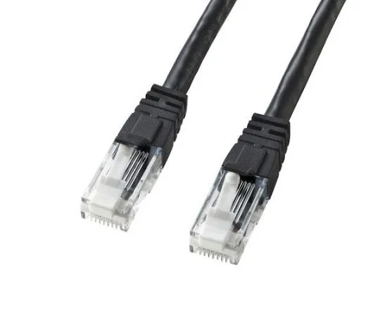 65-3891-75　0.5 m LAN cable (CAT6/fold protection/black)　EA764BB-231A