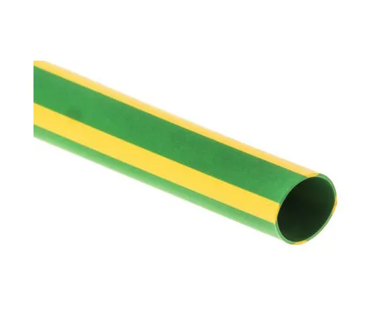 63-4612-13　RS PRO Heat Shrink Tube, Green 6.4mm Sleeve Dia. x 1.2m Length 2:1 Ratio　398-076
