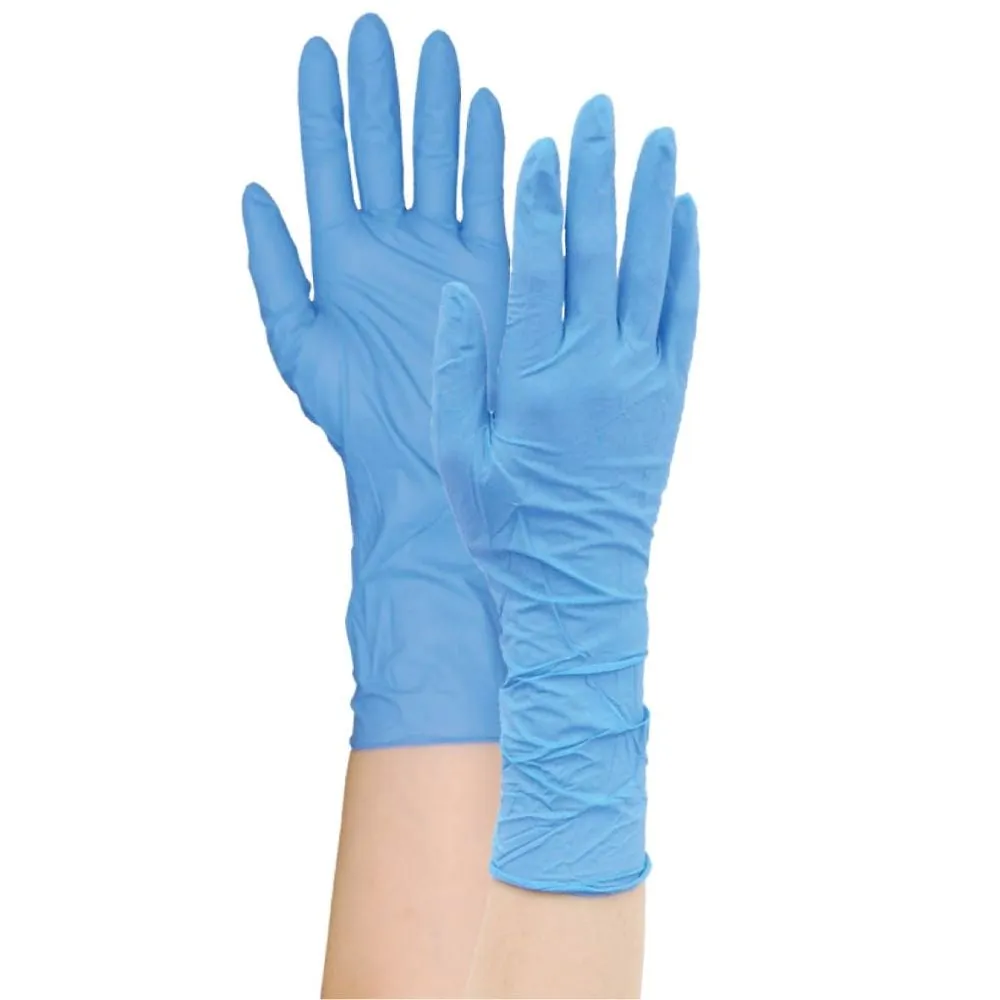 7-3102-01　Nitrile Gloves Long SS 100 ct　075841