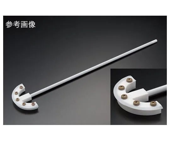 62-7029-26　PTFE All Coated Stirring Rods with Flat Mirror (Anchor Type) (Total Length 460 x Blade Width 88)　NR2166-001