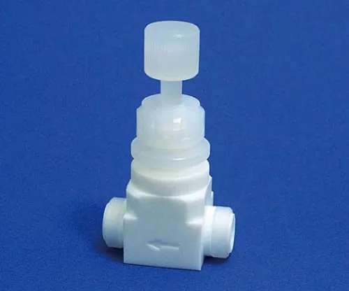 61-4379-56　PTFE Female Needle Valve For Device Horizontal Type Rc1/4　F-2030-01