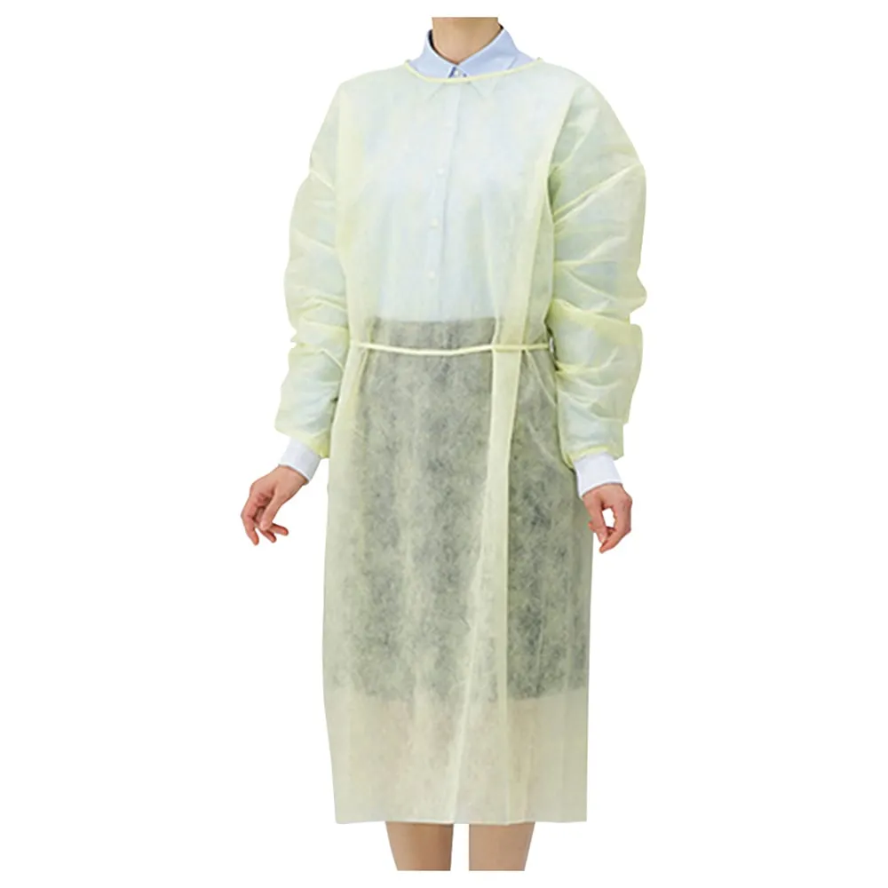 1-7044-01　Disposable Nonwoven Fabric Lab Gown 1 Piece　CN303