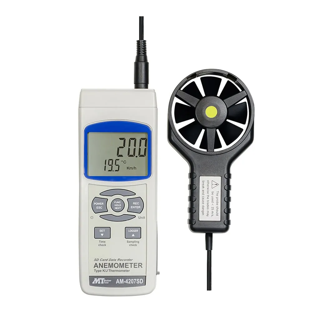 1-1943-01　Data Logger Anemometer　AM-4207SD