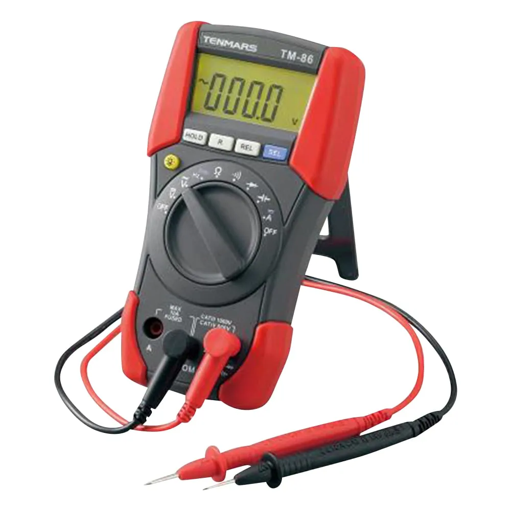 2-9496-01　Digital Multimeter 3999 Counts, LCD 2.5/sec Without Bar Graph Function　TM-86