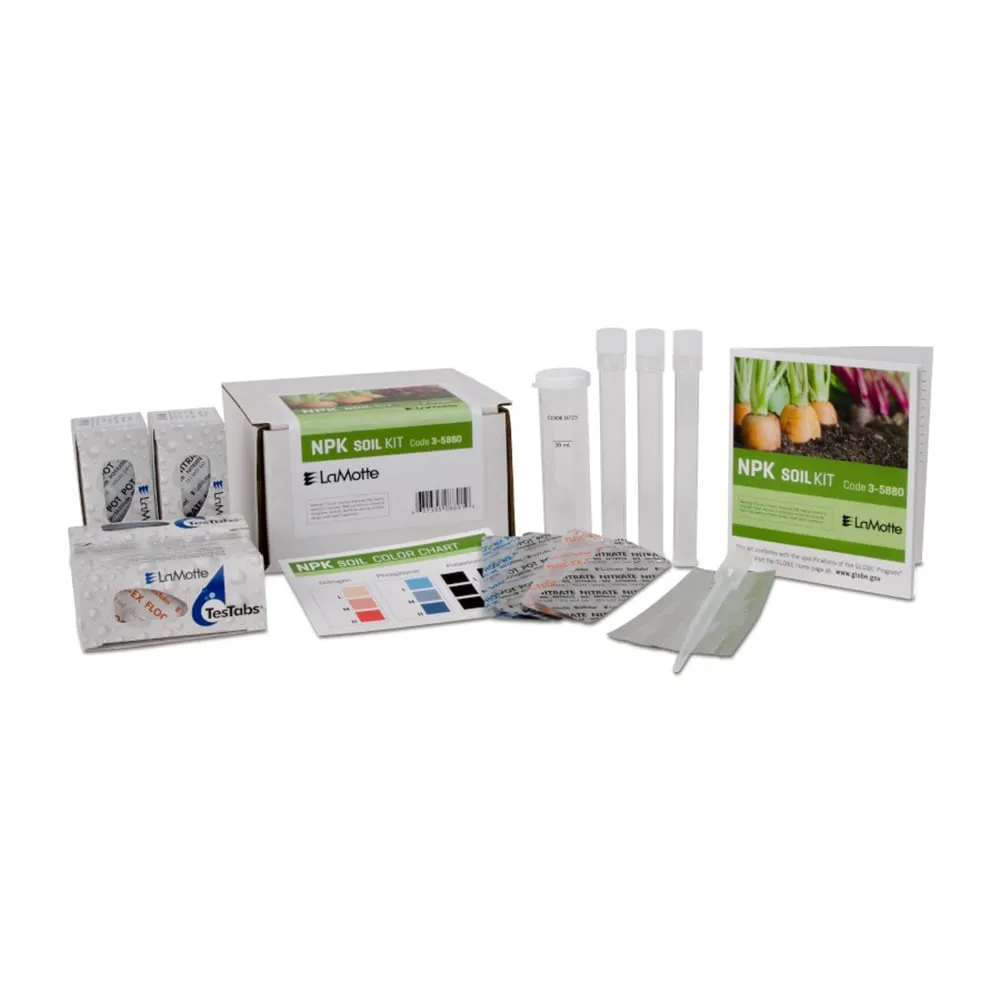 4-4753-01　NPK Soil Measurement Kit Test Set Nitrogen, Phosphate and Potassium x 50 times each　5880