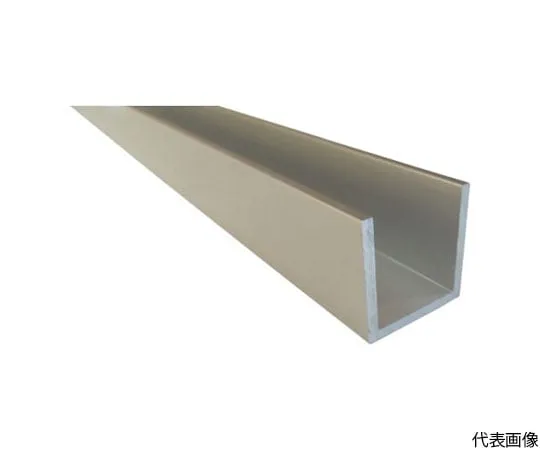 64-5008-62　Aluminum Channel 20 x 20 x 2.0 Silver 3.65 m　FE102SS