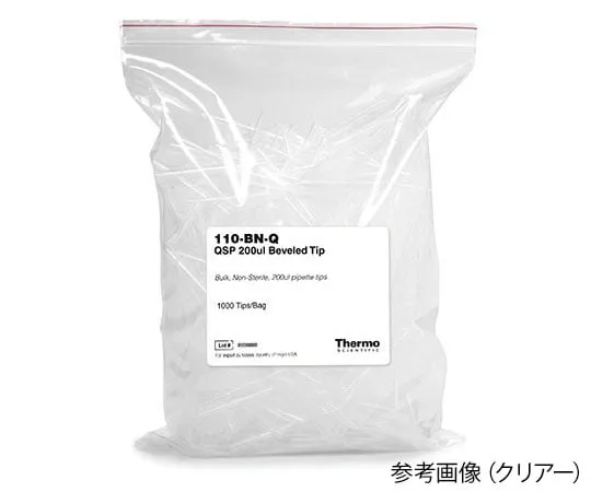 62-7022-98　QSP Pipette Tip 100-1000uL clear 70.5mm bulk(1000 pieces)　112-GN-Q