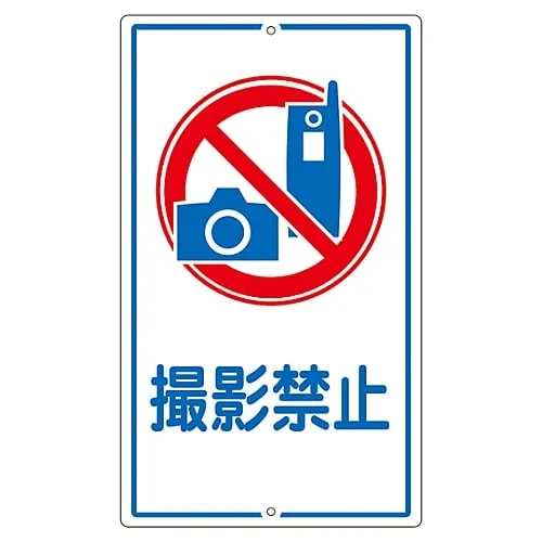 61-3393-34　Premises Sign No Photography K-26　108260