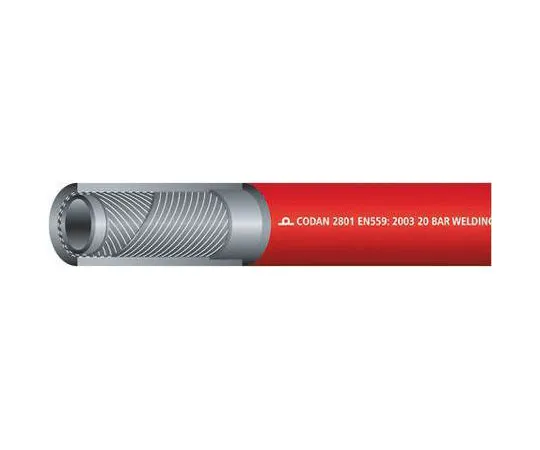 63-4633-36　RS PRO 25m Long Red Hose Pipe, Applications Acetylene Gas, 6.3mm Inner Diam.　486-518
