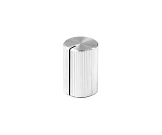 63-3146-91　Knob PHI. 15 Silver (Aluminum) with Indicator Line for Shaft Diameter PHI.6　K-5424