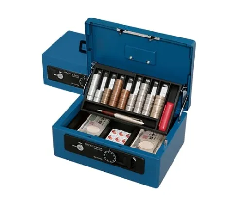 61-0450-68　Portable Cash Box B5SBX-B5 Blue　558231SBX-B5