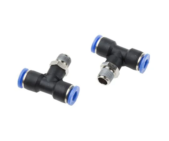 63-5177-87　RS PRO Pneumatic Tee Threaded-to-Tube Adapter, 6mm x 6mm, 10 bar　916-0808