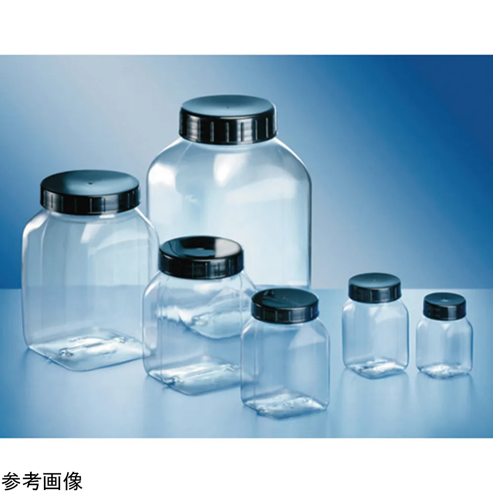 4-4351-01　PETG Wide Mouth Square Container 50mL　2000074371