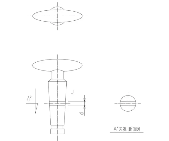 65-2347-50　Two-Way Stopper Closed Glass Cock 12/30　2100-12