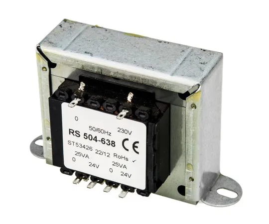 63-4636-71　RS PRO 50VA 2 Output Chassis Mounting Transformer, 24V ac　504-638