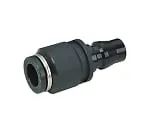61-7653-49　Light Coupling 20 Series Plug Straight One Touch Fitting Type φ6　CPP20-6B
