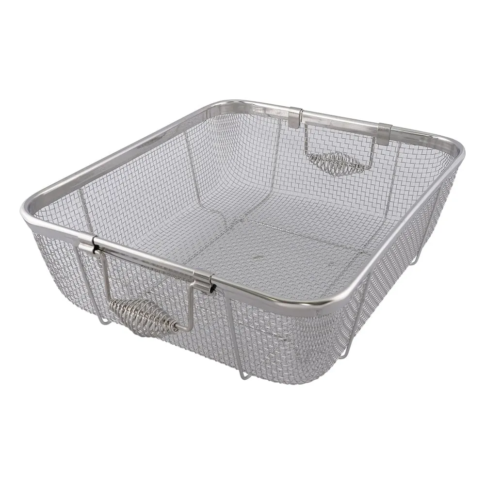 4-102-02　Stainless Cleaning Basket Shallow Type　-