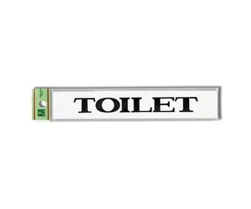 61-7411-35　TOILET 180mm x 30mm x 2mm　UP318-6