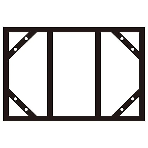 61-3395-98　Slide Angle (300 x 600mm, Meiji Mountain Type) KHT-3SA　53300